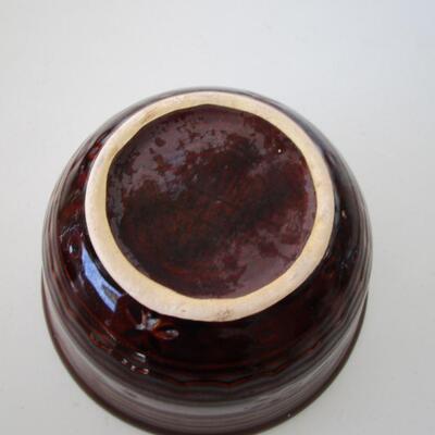 #30 Marcrist brown mixing bowl