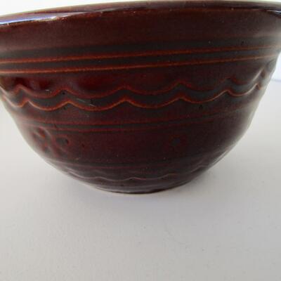#30 Marcrist brown mixing bowl
