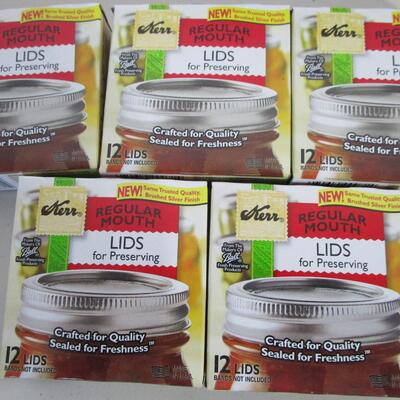 #36 5 boxes of Kerr standard lids