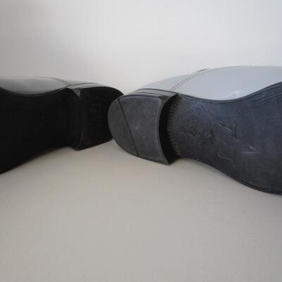 #49 Men's After 6 patent leather tuxedo shoes, sizw 9W