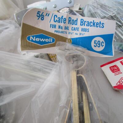 #52 Curtain hanging hardware and Parts 