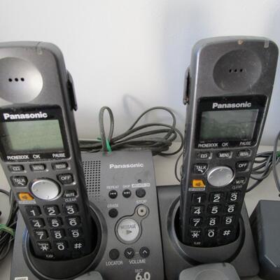 #53 Panasonic phone set and GE phone