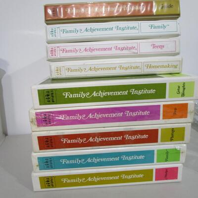#65 Family Achievement Institute Records and books