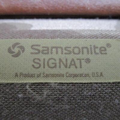 #71 Samsonite Briefcase, brown