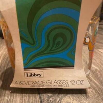 Vintage Libbey #393 glass set of 8 tumblers