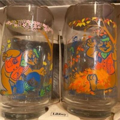 Vintage Libbey #393 glass set of 8 tumblers