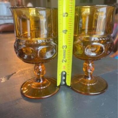 Indiana glass goblet set