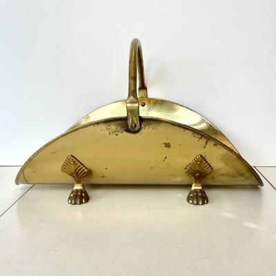 Brass Log Holder