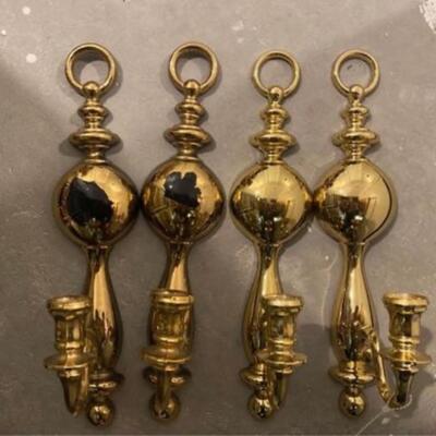 Vintage Syroco wall sconces