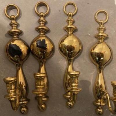 Vintage Syroco wall sconces