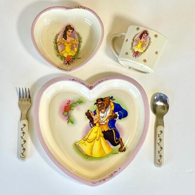 Disney's Beauty & the Beast Children's Melamine Tableware Set