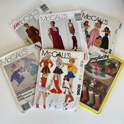 Vintage Sewing Lot 3 - 1980s & 1990s Patterns