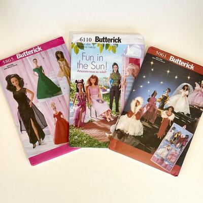 Vintage Sewing Lot 4 - Barbie Doll Patterns