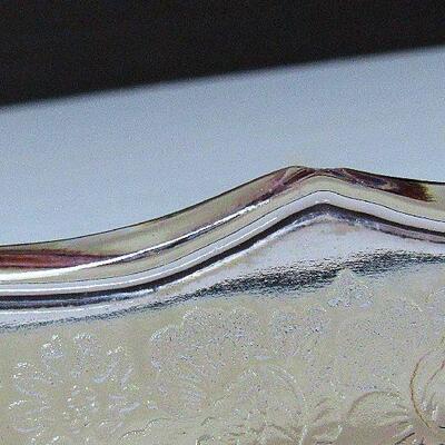 Pink Depression Glass, Mayfair Handled Serving Tray