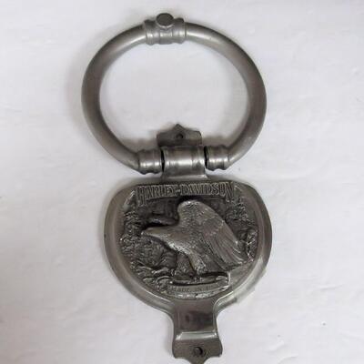 Older Harley Daivdson Pewter Door Knocker