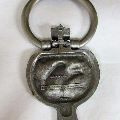 Older Harley Daivdson Pewter Door Knocker