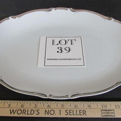 Vintage Starlight Pattern 14 1/2" Platter, Fine China of Japan