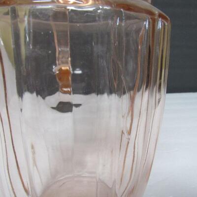 Pink Depression Glass Pitcher