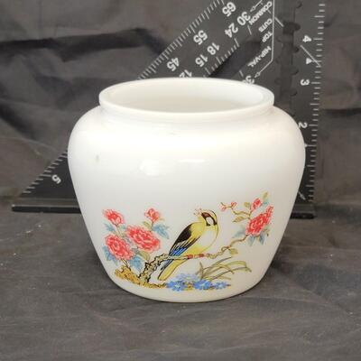 Small Vase with Bird Design