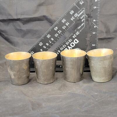 Silver Cups (Set of 4)