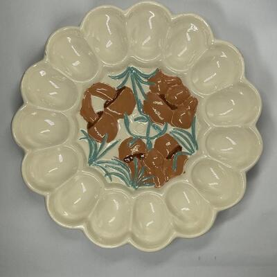 Arnel Ceramic Deviled Egg Platter