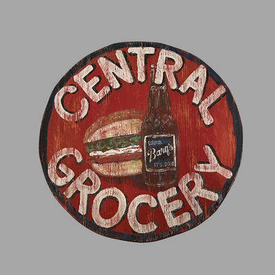 Central Grocery Sign by Artist Koslosky