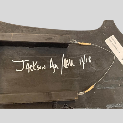 New Orleans Door Depicted on Wood