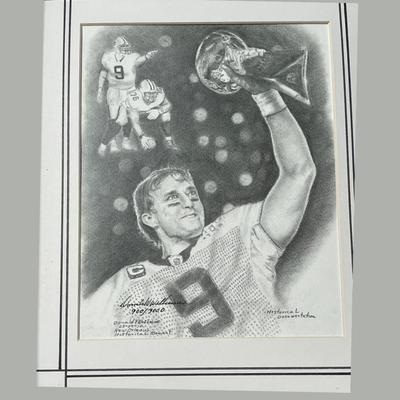 Donald Williams Historical Documentation Piece - Saints Win the Superbowl - Signed and Numbered