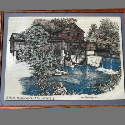Don Northcutt Original Art of Jack Hanna's House