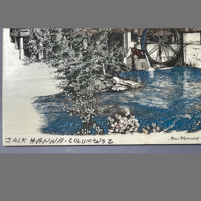 Don Northcutt Original Art of Jack Hanna's House