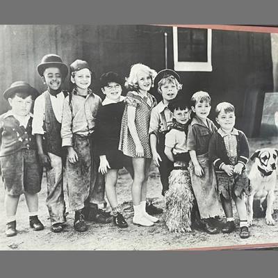 Vintage Framed Photograph of "The Original Gang"