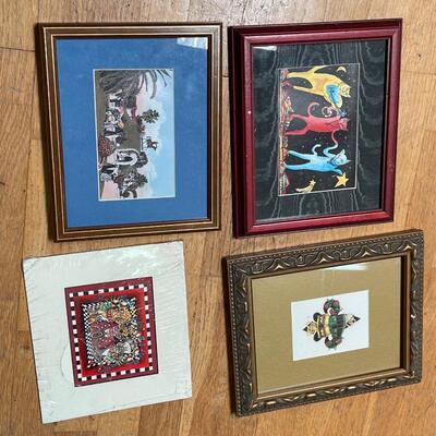 Lot of Four New Orleans Memorabilia Pictures