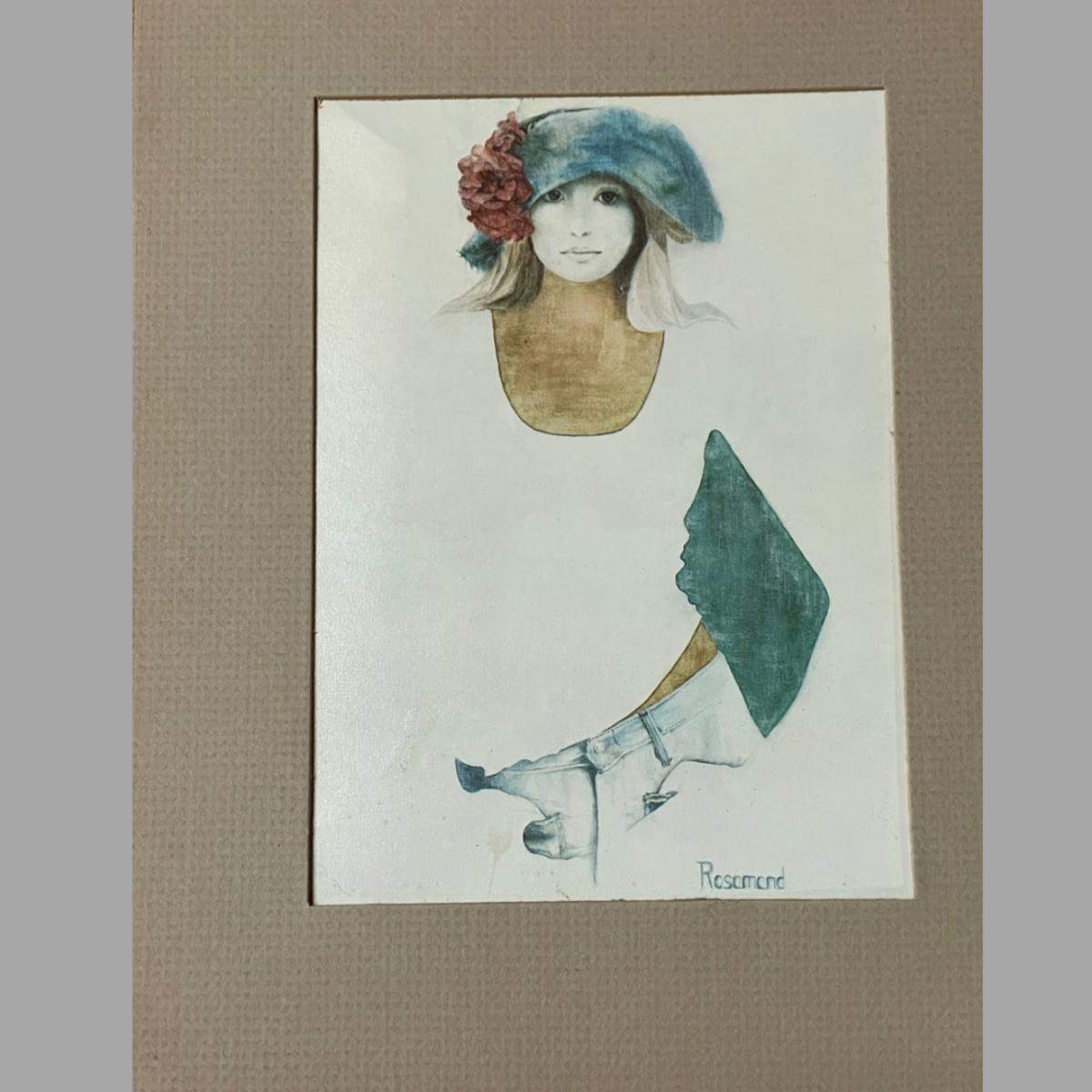 Vintage Rosamond Print