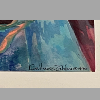 Original Abstract Painting "Private War III" by Kim Howes Zabbia