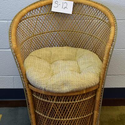 Vintage Peacock Chair