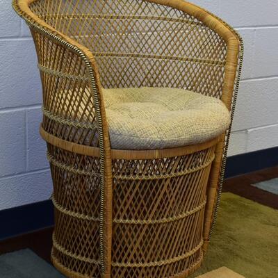 Vintage Peacock Chair