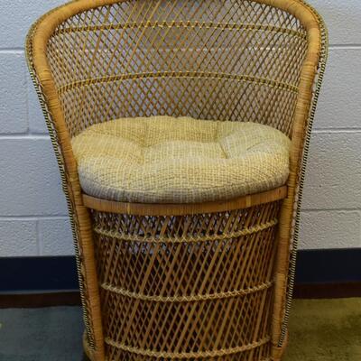 Vintage Peacock Chair