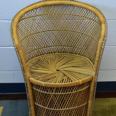 Vintage Peacock Chair