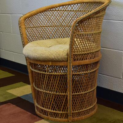 Vintage Peacock Chair