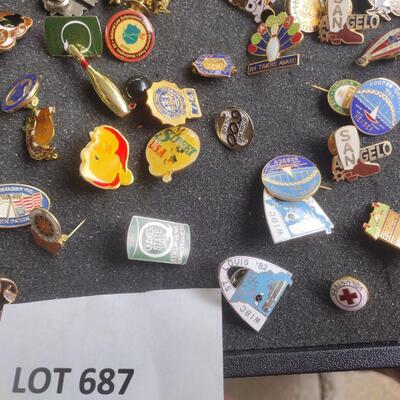 Bowling Lapel Pins