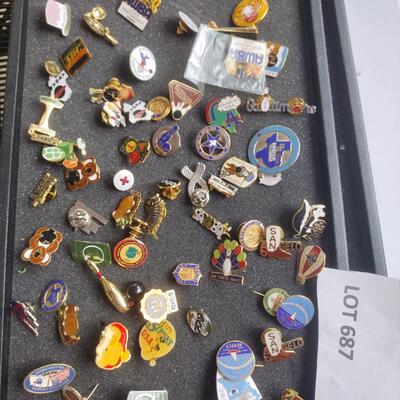 Bowling Lapel Pins