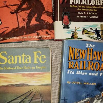 Vintage Lot of Train Books