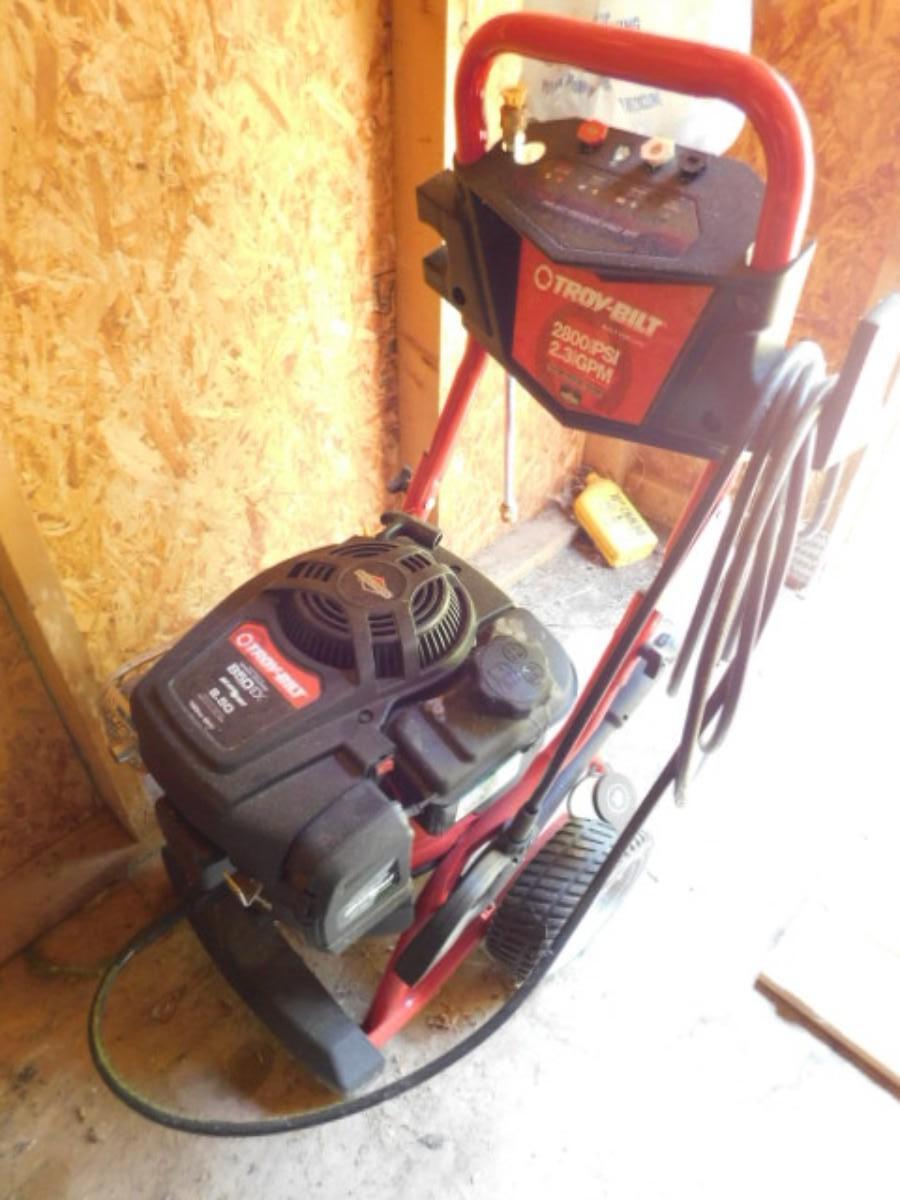 TroyBilt 2800PSI 850EX Gas Pressure Washer with Hoses