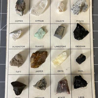 Natural Rock and Mineral Card
