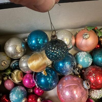 Treasure! Box full of Antique Holiday Ornaments