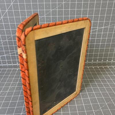 Chalk Board Tablet Vintage Circa 1930's 