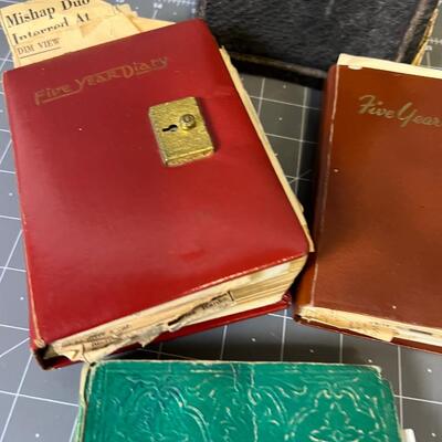 Diary's and a Bible O.K.  ANDERSON