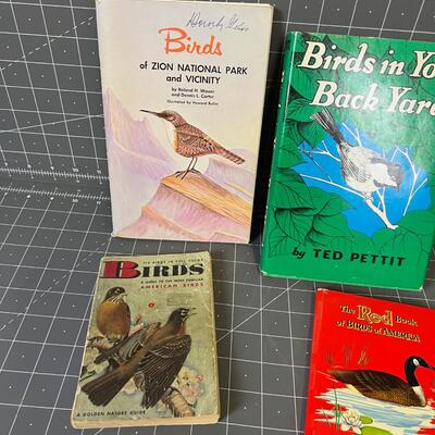 Pile of Vintage 40's and 50's Bird Books 