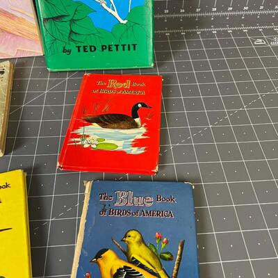 Pile of Vintage 40's and 50's Bird Books 