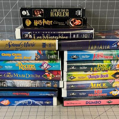 LOT of VHS Disney Tapes, Black Diamond Included